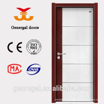 Paint-free formaldehyde-free melamine wood modern doors